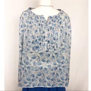 Ann Taylor Loft Sheer Lightweight Top